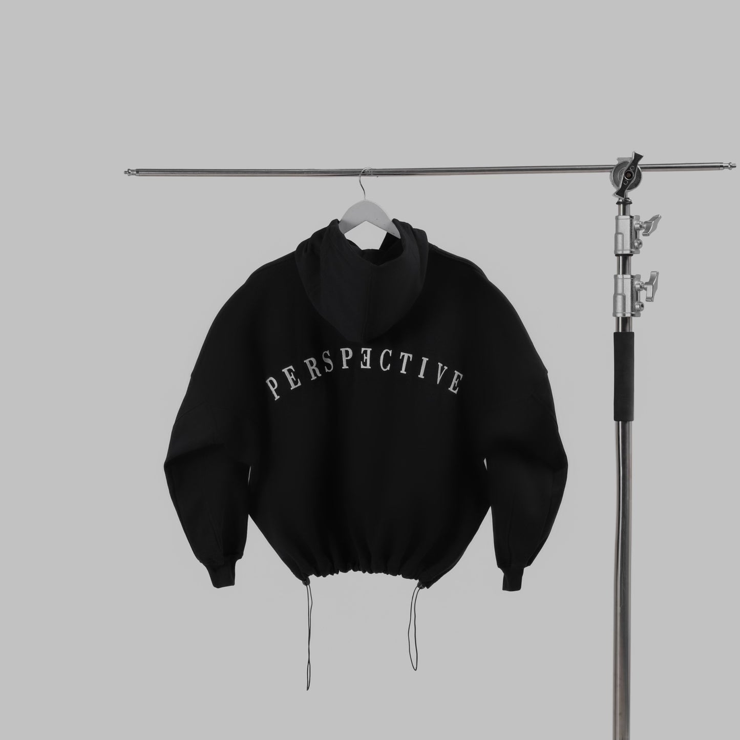 True Black - Fleece Oversized Hoodie