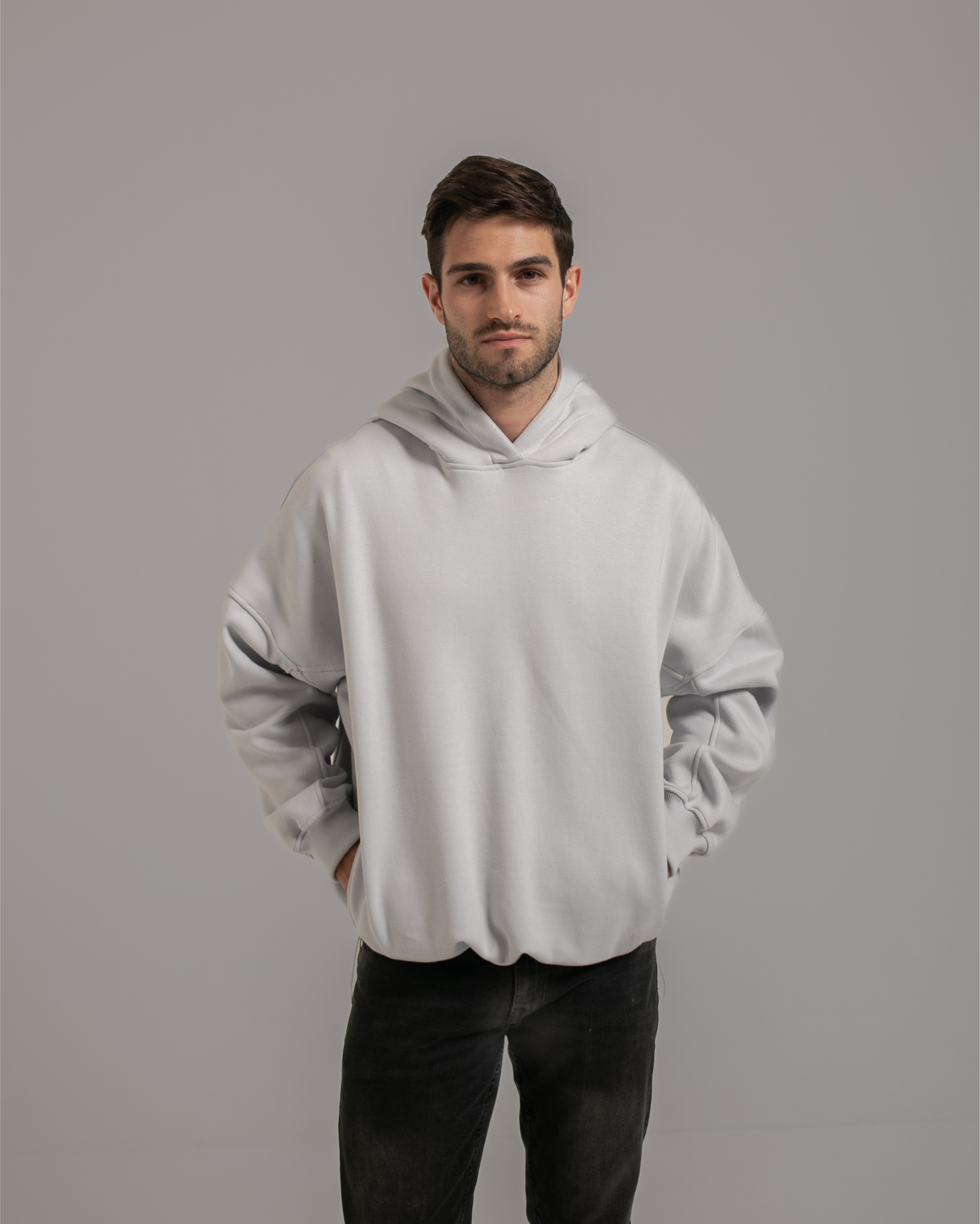 Frost White - Fleece Oversized Hoodie