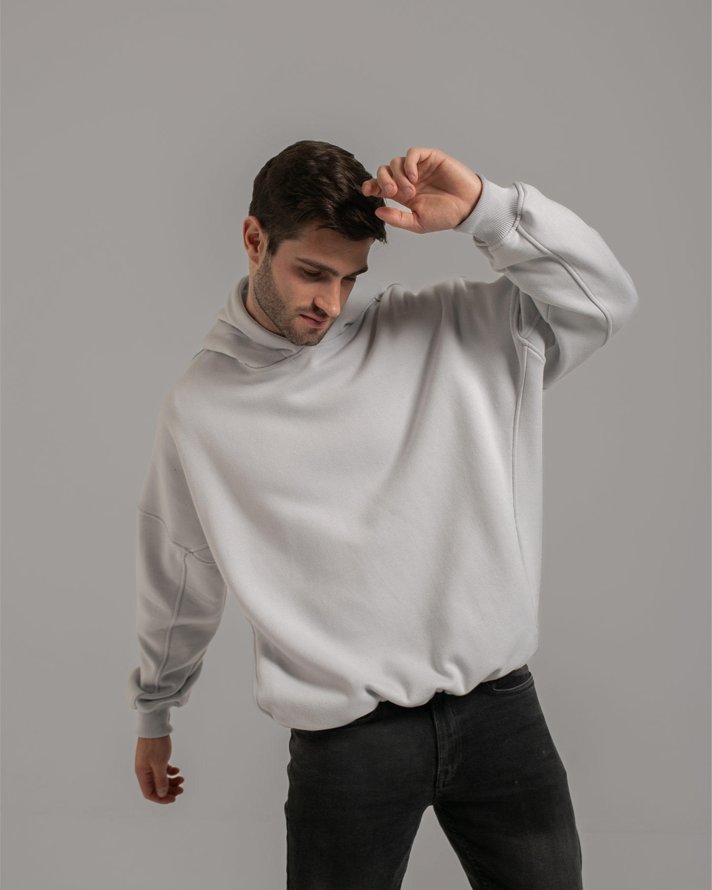 Frost White - Fleece Oversized Hoodie
