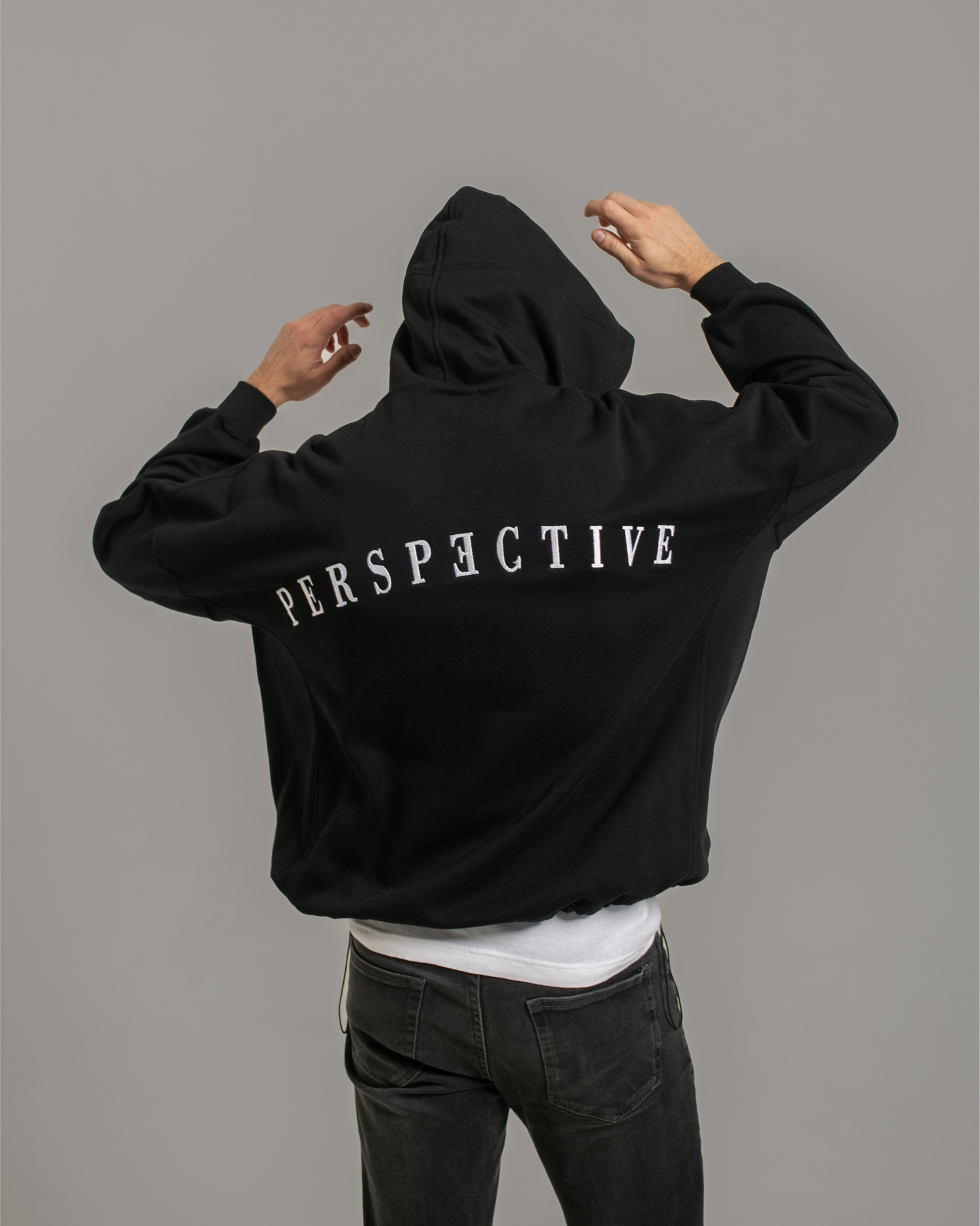 True Black - Fleece Oversized Hoodie