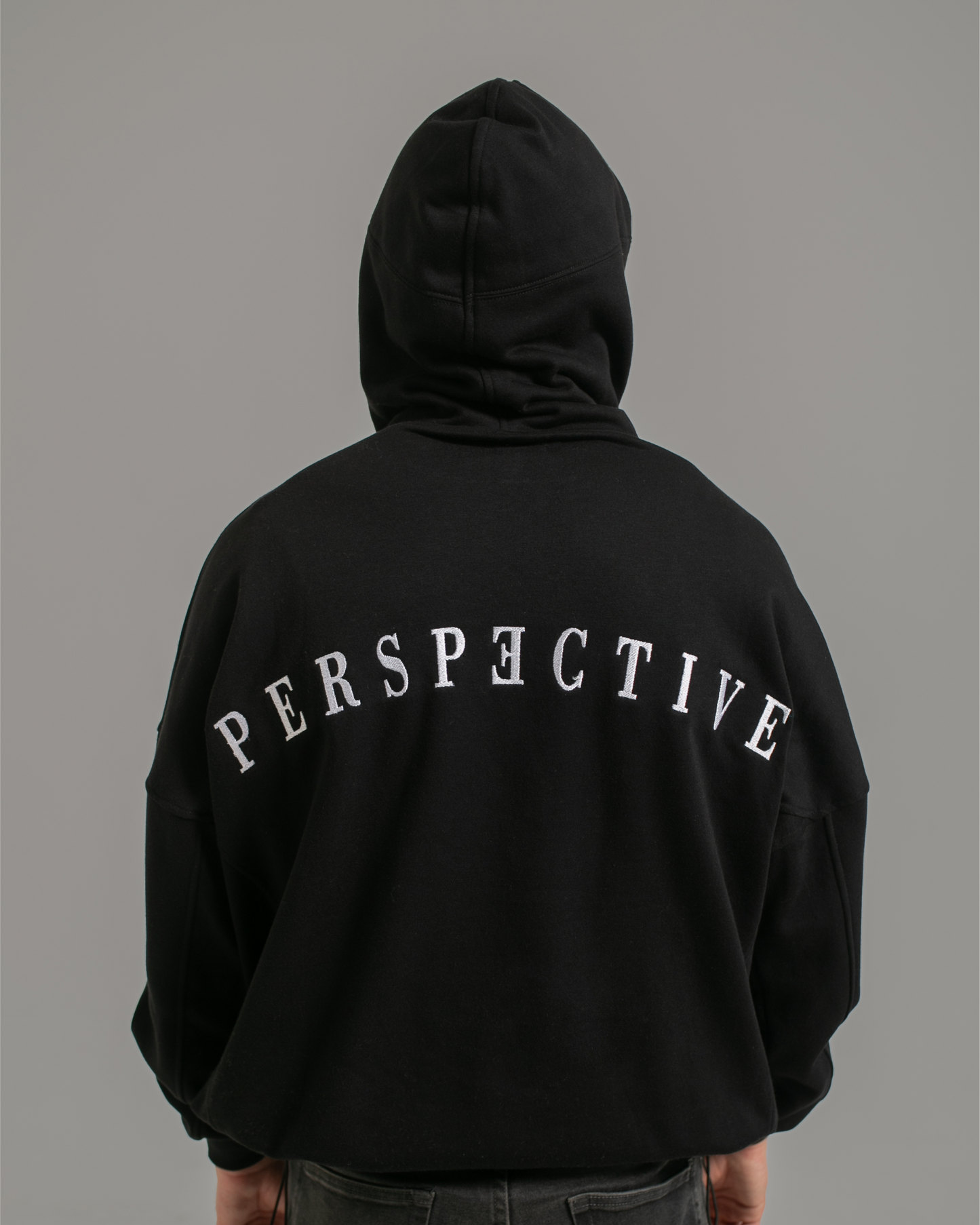 True Black - Fleece Oversized Hoodie